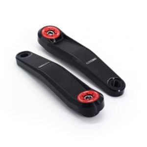 Lekkie | Pedalarme Square Drive 160mm V2.1 Double Offset - Schwarz-Rot