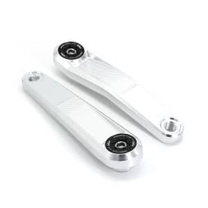 Lekkie | Pedalarme Left Offset Square Drive 170mm V2.1 - Silber-Schwarz