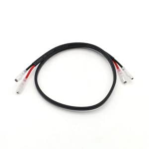 windmeile | Verlängerungskabel für Akkus mit 5mm Bullet Stecker, 15cm 30cm 60cm 100cm - 15 cm